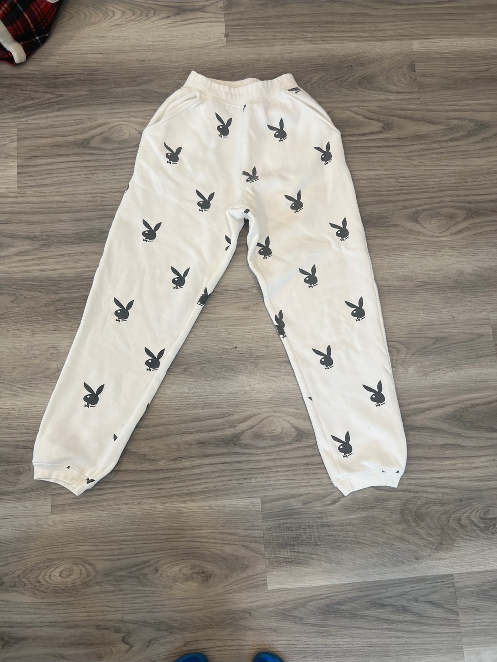PLAYBOY Misguided ladies lounge White Sweatpants size 4